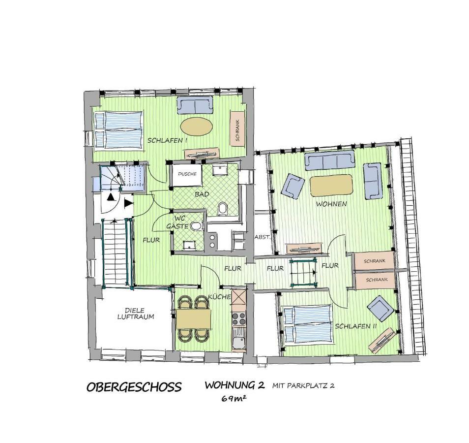 Gaestehaus Altstadtzauber 鲁纳 外观 照片
